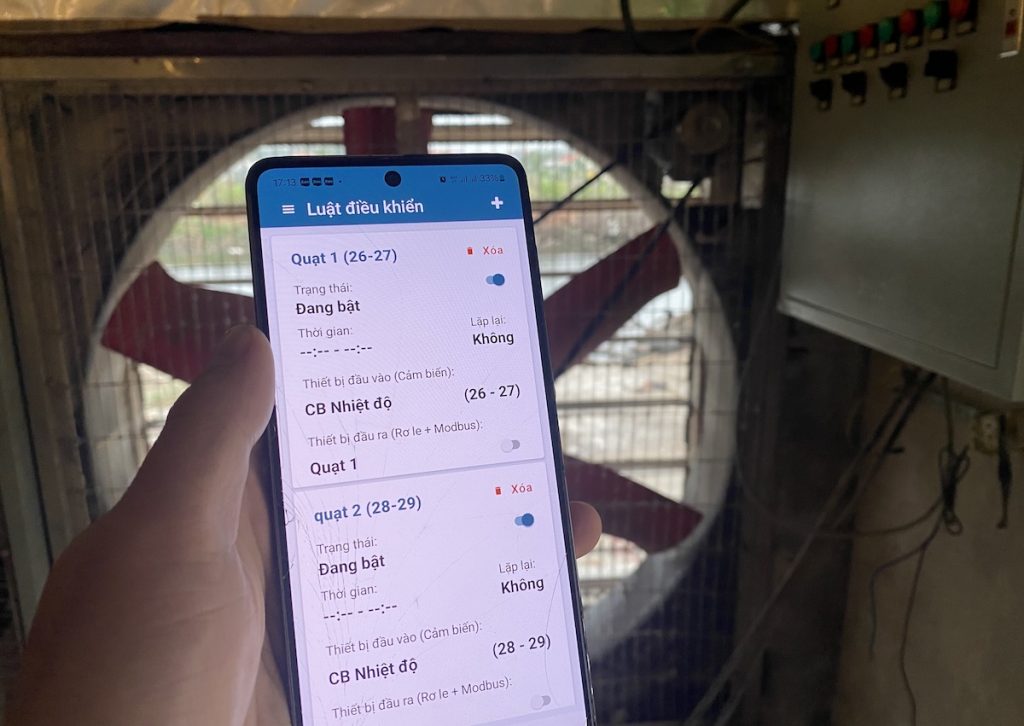 tự động hóa trang trại