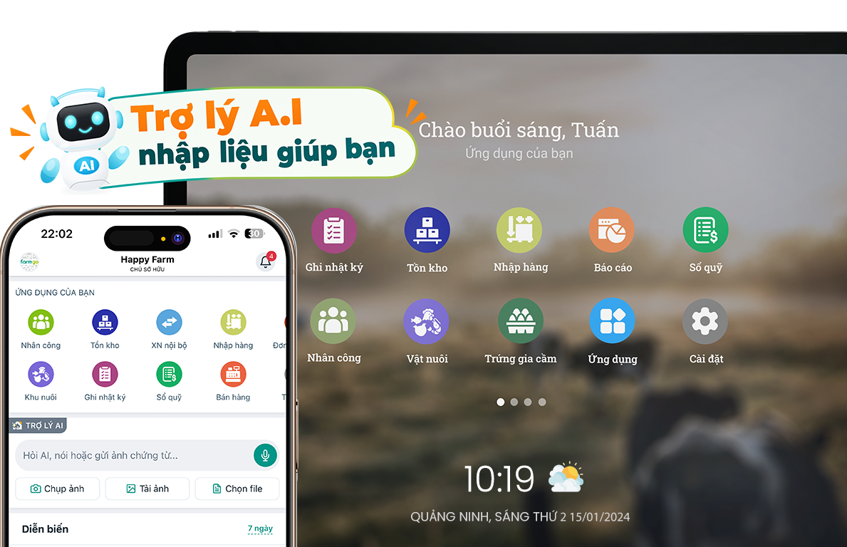 phần mềm chăn nuôi farmgo